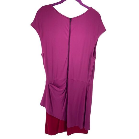 Narciso Rodriguez for Design Nation Womens Shift Dress Stretch Size Large Pink - Picture 2 of 13